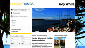 What Holidayyamba.com.au website looked like in 2019 (4 years ago)
