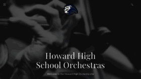 What Howardhighorchestra.com website looked like in 2019 (4 years ago)