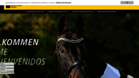 What Hannoveraner.com website looked like in 2019 (5 years ago)