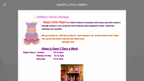 What Happylittlehippo.shop website looked like in 2019 (4 years ago)