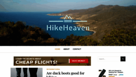 What Hikeheaven.com website looked like in 2019 (4 years ago)