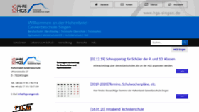 What Hgs-singen.de website looked like in 2019 (4 years ago)