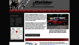 What Holidaytowing.com website looked like in 2019 (4 years ago)
