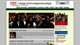 What Heilige-drievuldigheidscollege.be website looked like in 2019 (4 years ago)