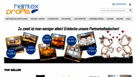 What Heimtex-profis.de website looked like in 2019 (4 years ago)