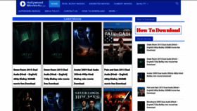What Hollywoodmovies4u.com website looked like in 2019 (4 years ago)