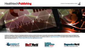 What Healthtechpublishing.com website looked like in 2019 (4 years ago)