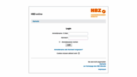 What Hbz-online.de website looked like in 2019 (4 years ago)