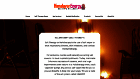 What Himalayanenergyspa.ca website looked like in 2019 (4 years ago)