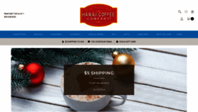 What Hawaiicoffeecompany.com website looked like in 2019 (4 years ago)