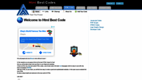 What Htmlbestcodes.com website looked like in 2019 (4 years ago)