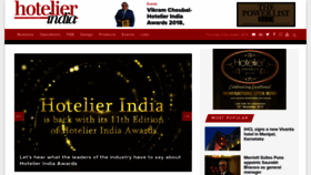 What Hotelierindia.com website looked like in 2019 (4 years ago)
