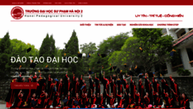What Hpu2.edu.vn website looked like in 2019 (4 years ago)