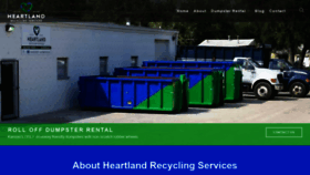 What Heartlandrecyclingservices.com website looked like in 2019 (4 years ago)
