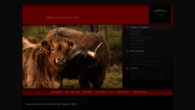 What Hochlandrinderzucht.de website looked like in 2019 (4 years ago)