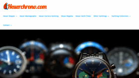 What Heuerchrono.com website looked like in 2019 (4 years ago)