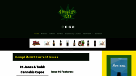 What Hemplife420.com website looked like in 2019 (4 years ago)