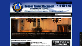What Hensonpropertymanagementsolutions.com website looked like in 2019 (4 years ago)