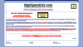 What Highspeedlite.com website looked like in 2019 (4 years ago)