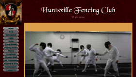 What Huntsvillefencingclub.org website looked like in 2019 (4 years ago)