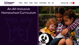 What Homeschoolcomplete.com website looked like in 2019 (4 years ago)