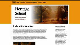 What Heritageschoolsalem.com website looked like in 2019 (4 years ago)