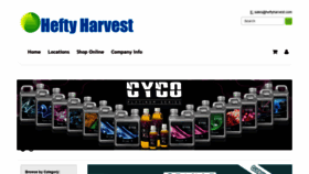 What Heftyharvest.com website looked like in 2019 (4 years ago)