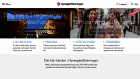 What Hyresgastforeningen.se website looked like in 2019 (4 years ago)