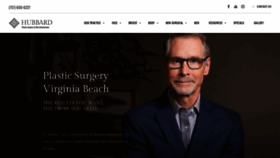 What Hubbardplasticsurgery.com website looked like in 2019 (4 years ago)