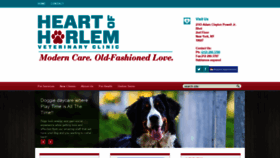 What Heartofharlemveterinaryclinic.com website looked like in 2019 (4 years ago)