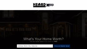 What Heardrealestateteam.com website looked like in 2019 (4 years ago)