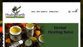 What Healingearthvt.com website looked like in 2019 (4 years ago)