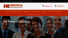 What Hrproactive.com website looked like in 2019 (4 years ago)