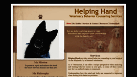 What Helpinghanddvm.com website looked like in 2019 (4 years ago)