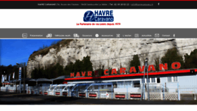What Havrecaravano.fr website looked like in 2019 (4 years ago)
