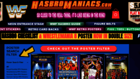What Hasbromaniacs.com website looked like in 2019 (4 years ago)