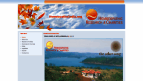 What Homeopathyindia.org website looked like in 2019 (6 years ago)