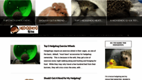 What Hedgehognation.com website looked like in 2019 (4 years ago)