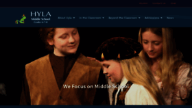 What Hylamiddleschool.org website looked like in 2019 (4 years ago)