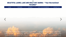 What Hollybaymarina.com website looked like in 2019 (4 years ago)