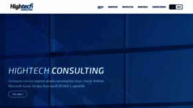 What Hightech-corp.com website looked like in 2019 (4 years ago)