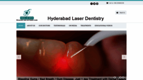 What Hyderabadlaserdentistry.com website looked like in 2019 (4 years ago)