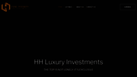 What Hhluxuryinvestments.com website looked like in 2019 (4 years ago)