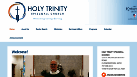 What Holytrinityclw.org website looked like in 2019 (4 years ago)