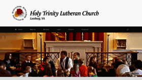 What Holytrinityleesburg.org website looked like in 2019 (4 years ago)
