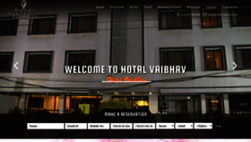 What Hotelvaibhav.co.in website looked like in 2019 (4 years ago)
