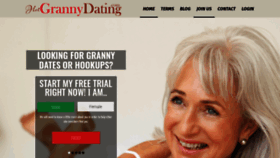 What Hotgrannydating.com website looked like in 2019 (4 years ago)
