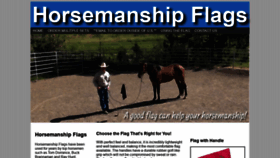 What Horsetrainingflags.com website looked like in 2019 (4 years ago)