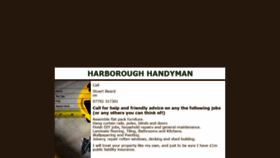What Harboroughhandyman.co.uk website looked like in 2019 (4 years ago)