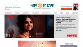 What Hopetocope.com website looked like in 2019 (4 years ago)